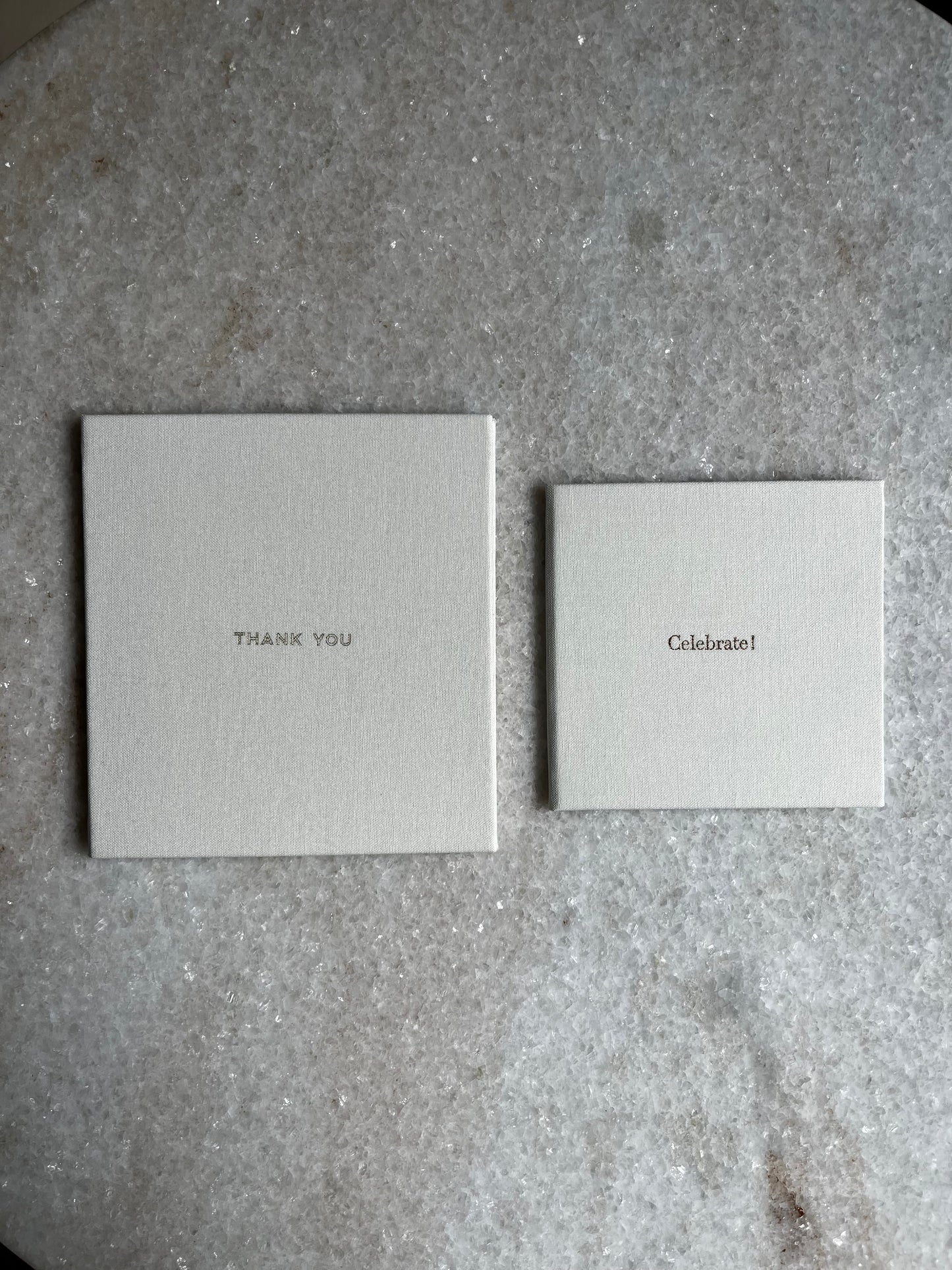 MINI Modern Gift Card Holder - Ivory White 'Celebrate'