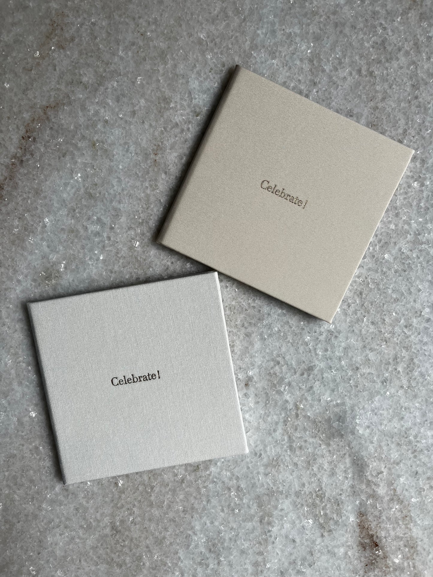 MINI Modern Gift Card Holder - Ivory White 'Celebrate'